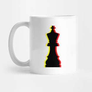 Trippy King Piece (Yellow and Red) Mug